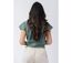 Top femme manches courtes ERMINE uni kaki Coton Du Monde-4