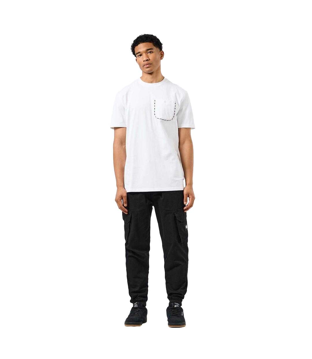 T-shirt Style À Carreaux Sutton Homme Blanc Weekend Offender-4