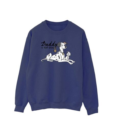 Disney Sweatshirt Femme/Ladies 101 Dalmatians Top Dog (Bleu marine) - UTBI20181