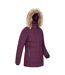 Mountain Warehouse Womens/Ladies Isla II Long Down Jacket (Purple) - UTMW2007