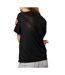 T-shirt noir femme kaporal vertu-2