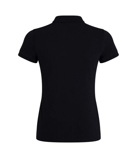 Womens/ladies Waimak Polo Shirt Black Canterbury