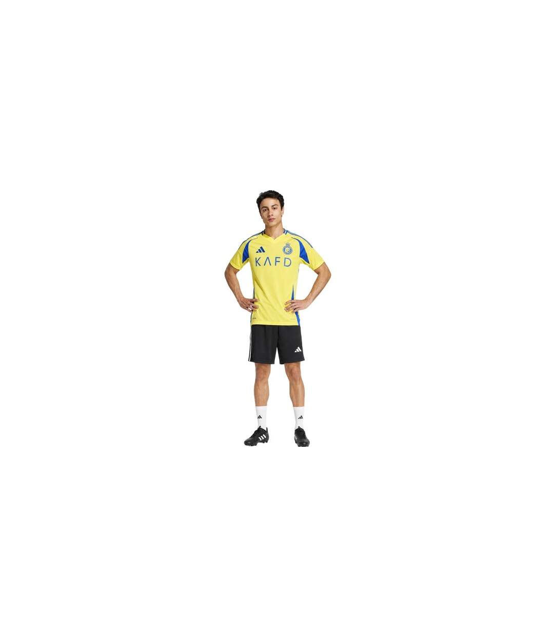 Maillot Domicile Ronaldo 2024/25 Homme Jaune Bleu Al-Nassr-1