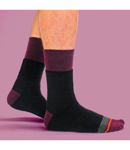 3 Pack Mens Cushioned Anti Blister Dual Layer Hiking Socks
