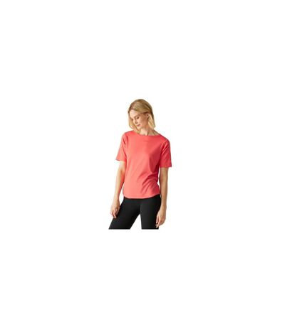 Womens/ladies Botanna T-shirt Peach Bloom Regatta