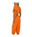 Womens/ladies Polyester Belted Jumpsuit Burnt Orange AX Paris-3