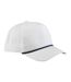 Casquette Golf Motif/style Corde Décorative Adulte Blanc Bleu Marine Beechfield-1