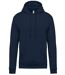 Sweat-shirt à capuche - Unisexe - K476 - bleu marine-2