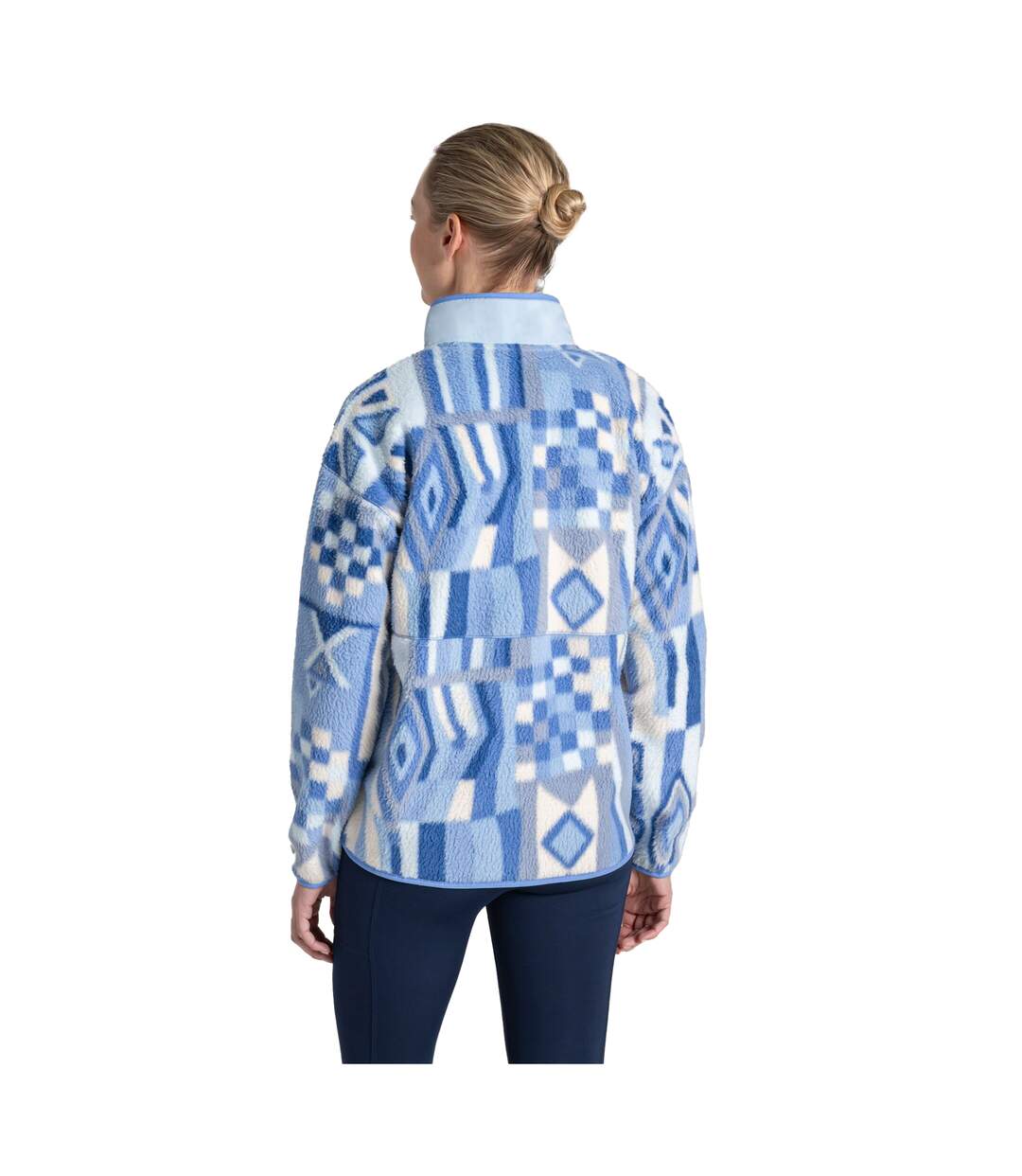 Veste Polaire Motif/style À Motifs Dante Femme Bleu Craghoppers-3