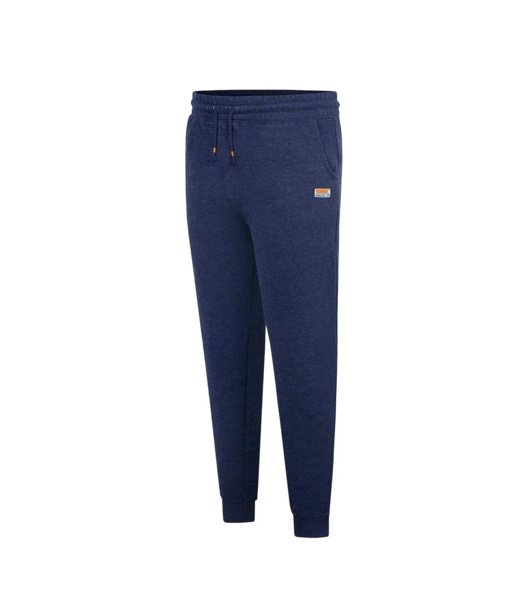 Mens Signature Fleece Jogging Bottoms Indigo Marl SoulCal-3
