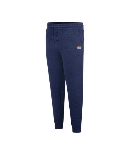 Mens Signature Fleece Jogging Bottoms Indigo Marl SoulCal