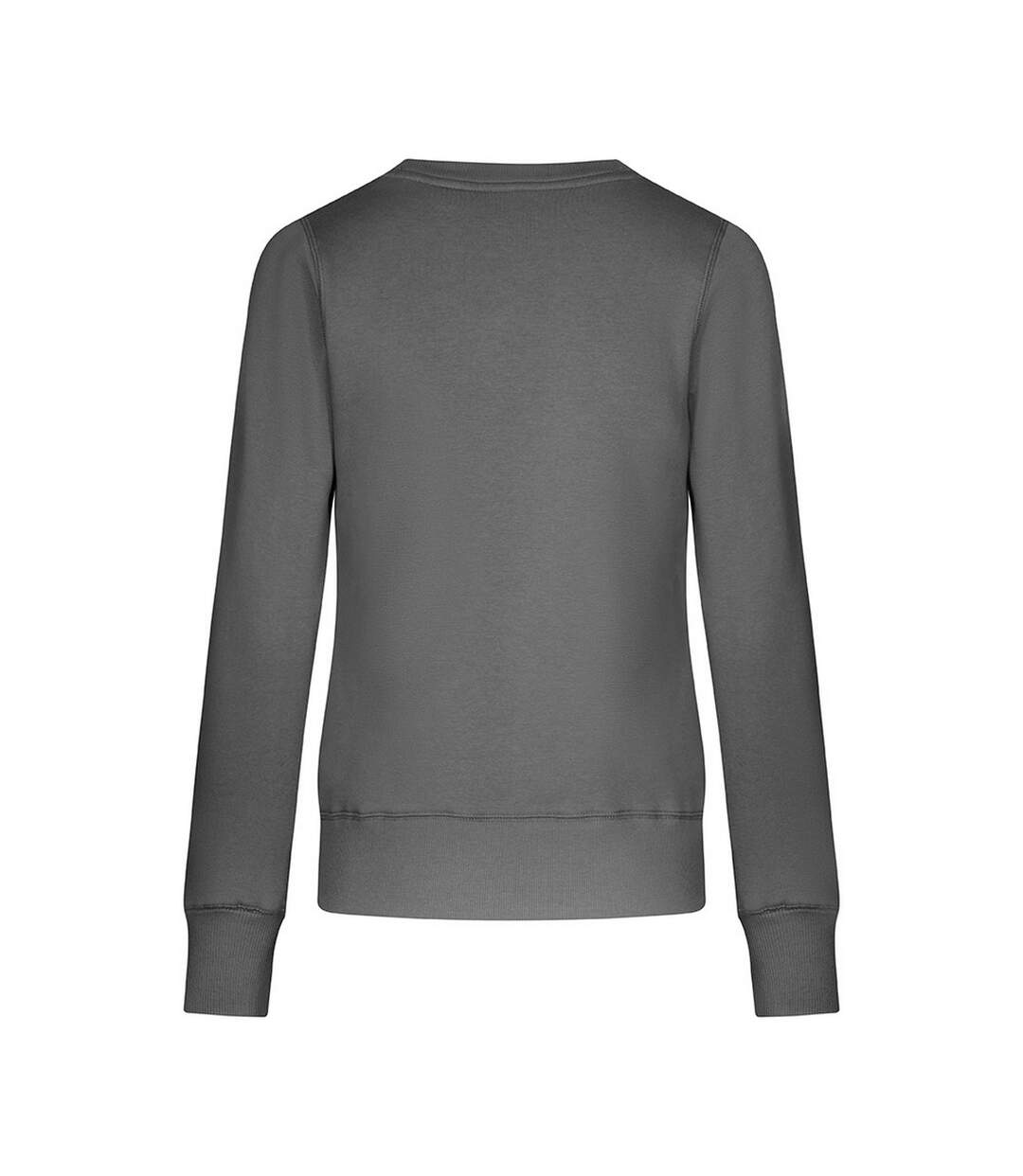 Sweat Femme Gris Acier Uni X.O By Promodoro-2