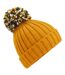 Bonnet Hygge Unisexe Pour Adultes Jaune Foncé Beechfield-2