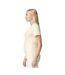 Womens/ladies cotton heavy t-shirt off white Gildan-3