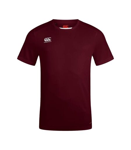 Mens Club Dry Vapodri T-shirt Maroon Canterbury