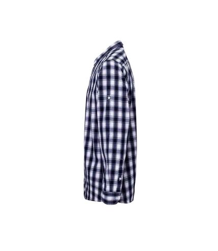 Chemise mulligan homme blanc / bleu marine Premier