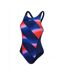 Maillot De Bain 1 Pièce Recordbreaker Femme Bleu Rouge Speedo-2