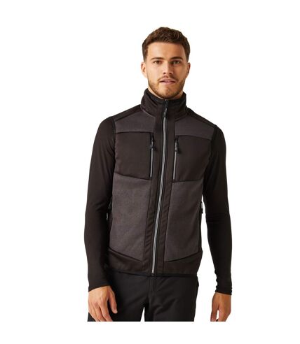 Mens e-volve stretch body warmer ash/black Regatta