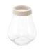 Vase Design en Verre Cordage 25cm Transparent-1