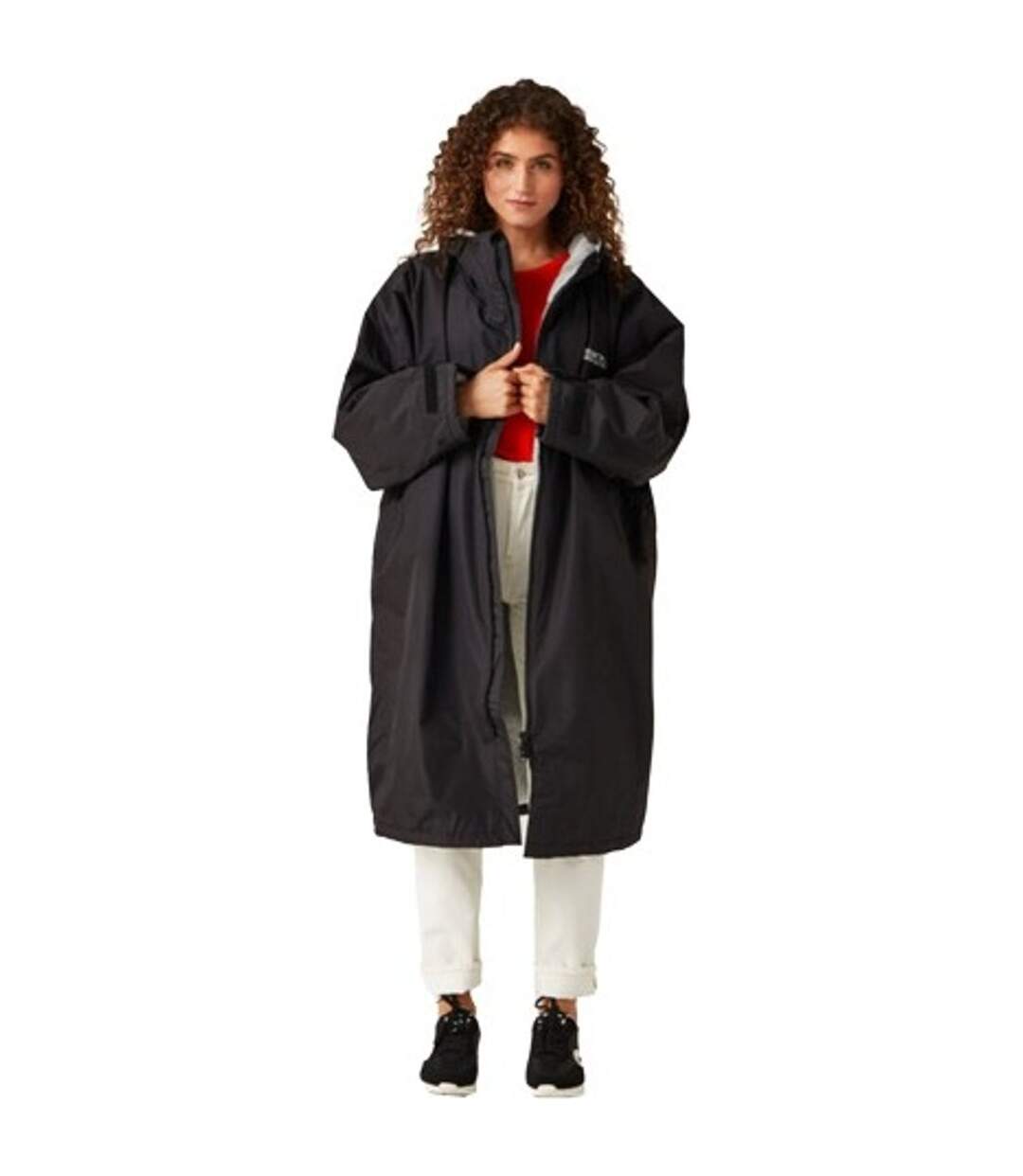 Unisex Adult Waterproof Fleece Lined Changing Robe Ivy Moss Regatta-1
