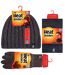 Heat Holders - Homme Ensemble Hiver Bonnet, Cache-Cou et Gants Thermiques-2