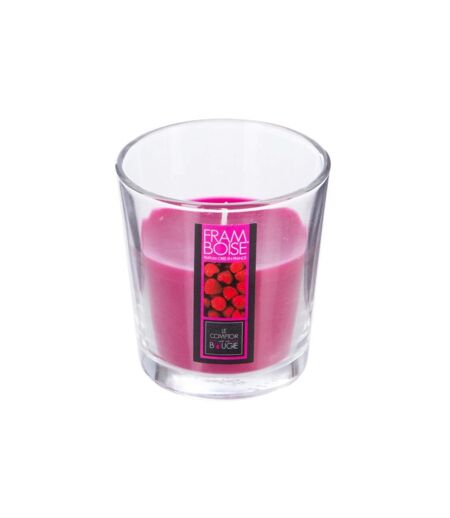 Bougie Parfumée en Verre Nina 90g Framboise