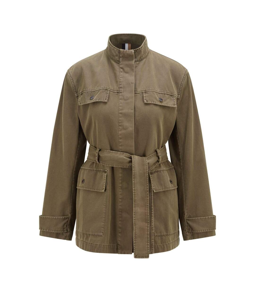 Womens/ladies Jacona Jacket Green Boss-2