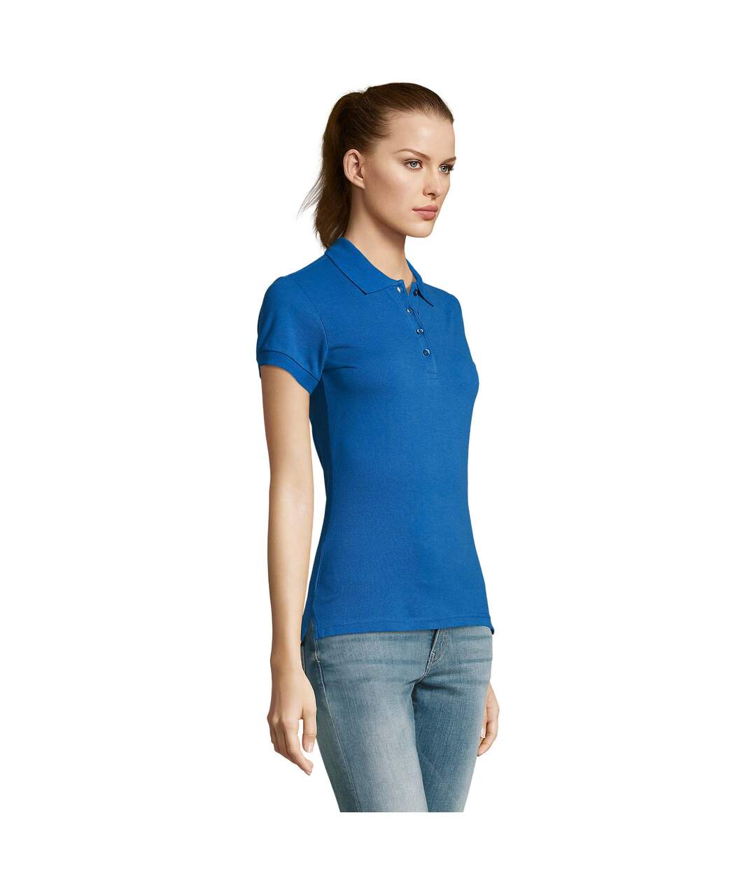 Polo Passion Femme Bleu Roi SOLS-1