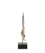 Gymnaste Cerceau sur Socle Alpha 48cm Beige & Noir-3