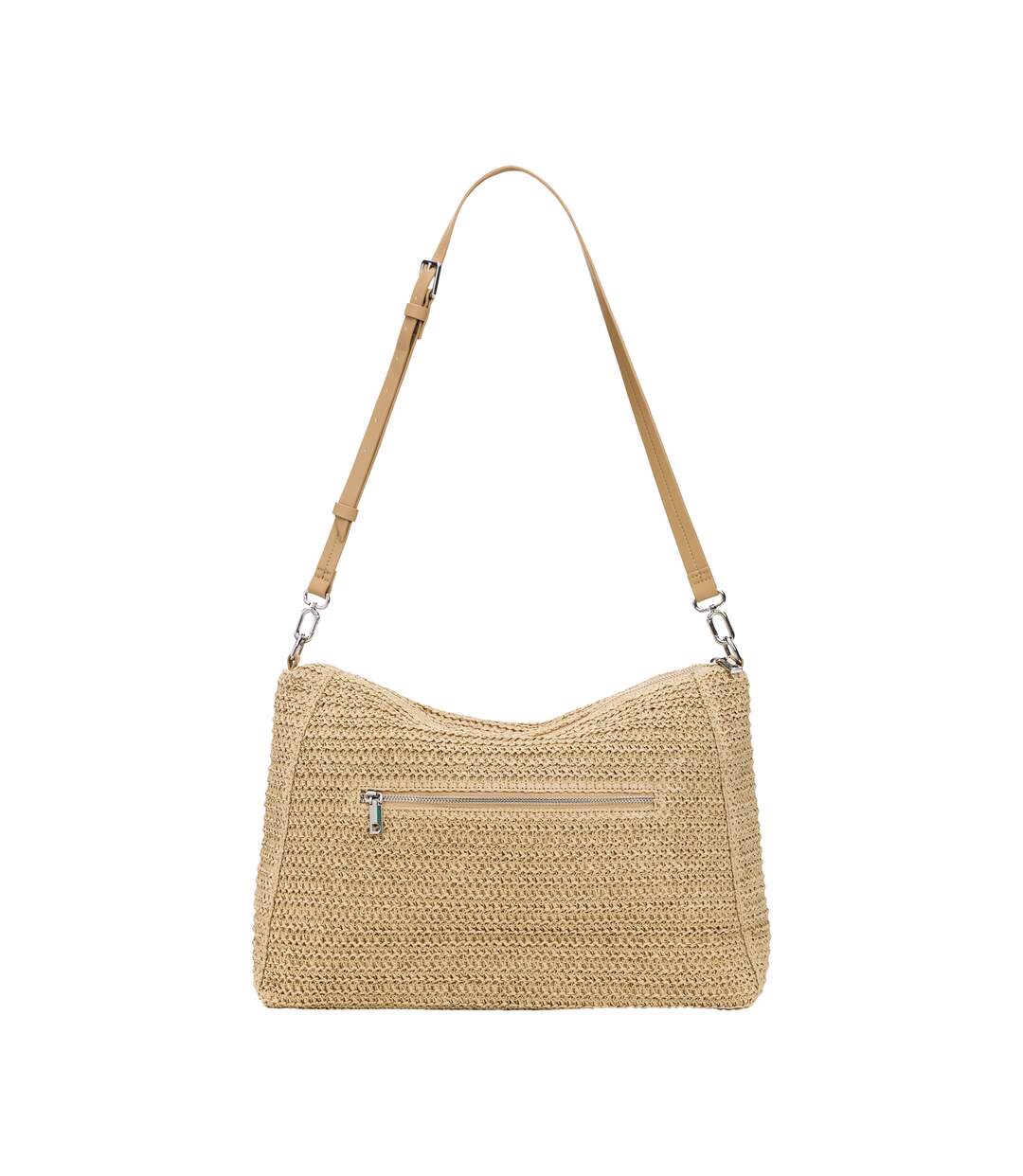 Sac à Main Desigual Half Logo Raffia Leiria-4