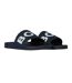 Claquettes Motif/style Logo Aryeh Homme Bleu Marine Sombre Blanc Boss-4