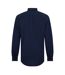 Mens Oxford Long-sleeved Button-down Shirt Yale Blue Original Penguin-2