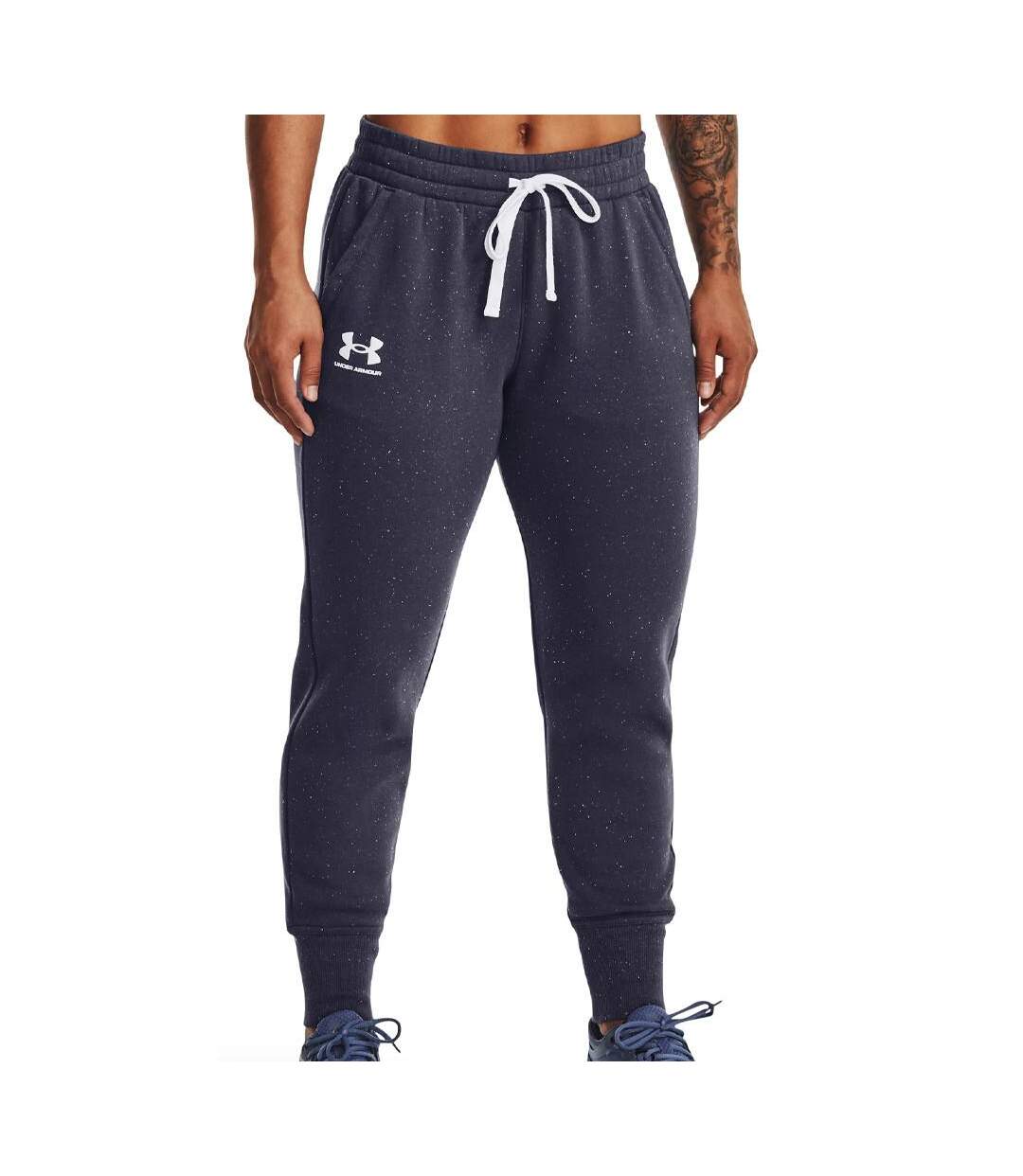 Jogging Bleu/Blanc Femme Under Armour Rival - M