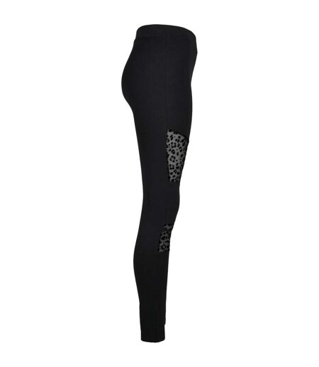 Legging Motif/style Imprimé Floqué Femme Noir Urban Classics