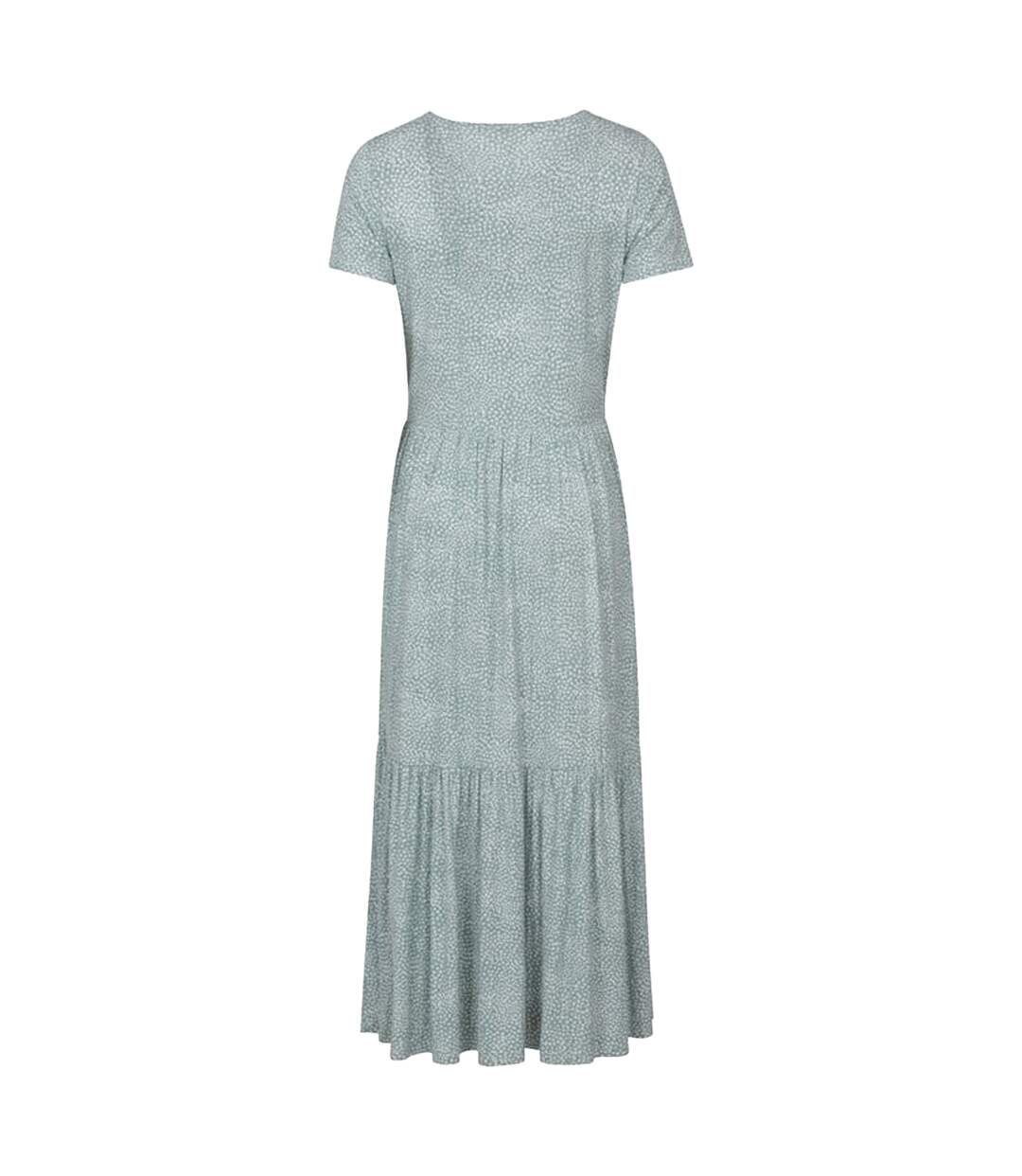Womens/ladies Sardinia Dotted Tiered Dress Green Mountain Warehouse-2