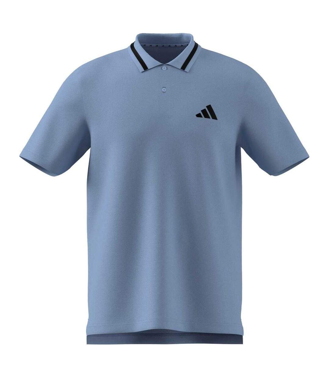 Polo Motif/style 3 Rayures Homme Bleu Pâle Bleu Adidas-1