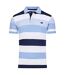 Mens Hoop Birdseye Pique Polo Shirt Sky Blue Raging Bull-1