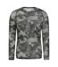 Mens talus camouflage thermal top vert Mountain Warehouse