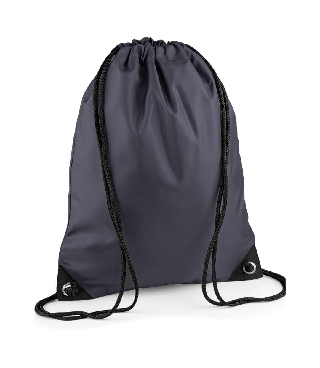 Sac à cordon premium taille unique gris foncé Bagbase-1
