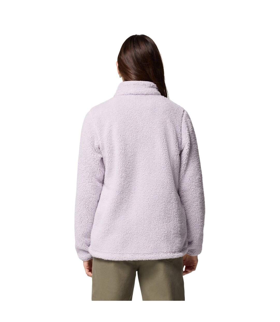 Womens/ladies Full Zip Fleece Jacket Lavender Columbia-3