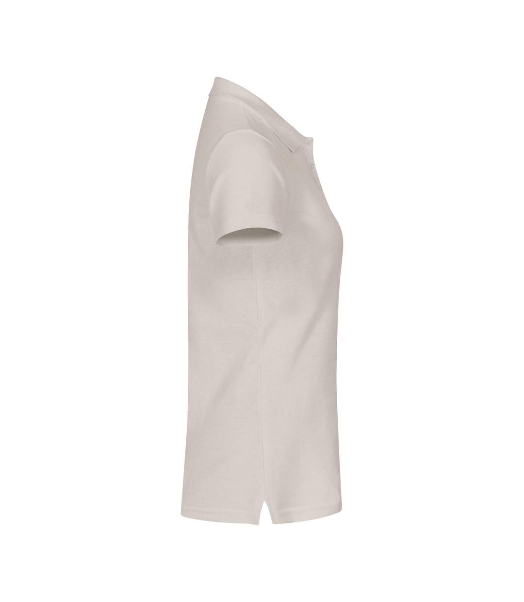 Polo Femme Beige Gris Clique-3