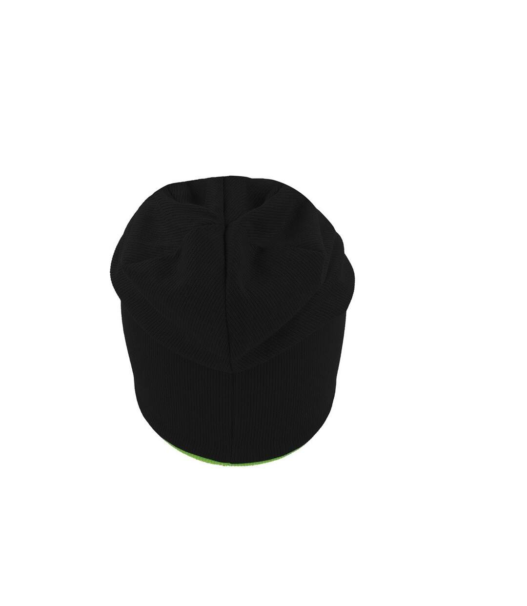 Atlantis Extreme Reversible Jersey Slouch Beanie (Black/Safety Green) - UTAB178-3