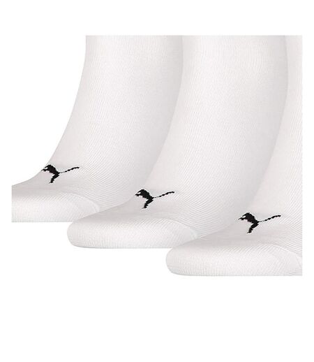 Pack Of 3  Unisex Adult Quarter Training Ankle Socks  White Puma