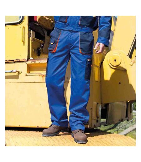 Unisex Work-guard Lite Workwear Trousers Breathable And Windproof Royal Navy Orange Result