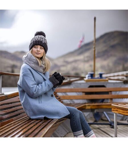 Ladies Thermal Winter Bobble Hat with Extra Large Pom Pom