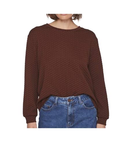 Pull Marron Femme Vila Tructia - L