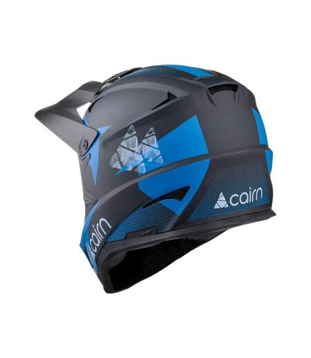 Casque intégral  noir/bleu adulte cairn x track - taille unique