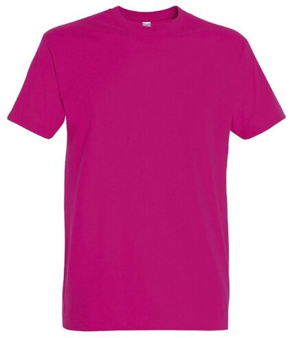 T-shirt manches courtes - Mixte - 11500 - rose fuchsia