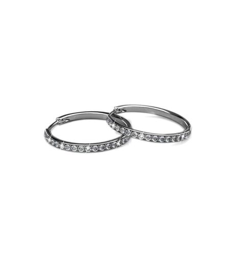 Parures Chic Circle Hoop, Cristal d'Autriche