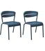 Chaises terrasse en aluminium Haora (Lot de 2)